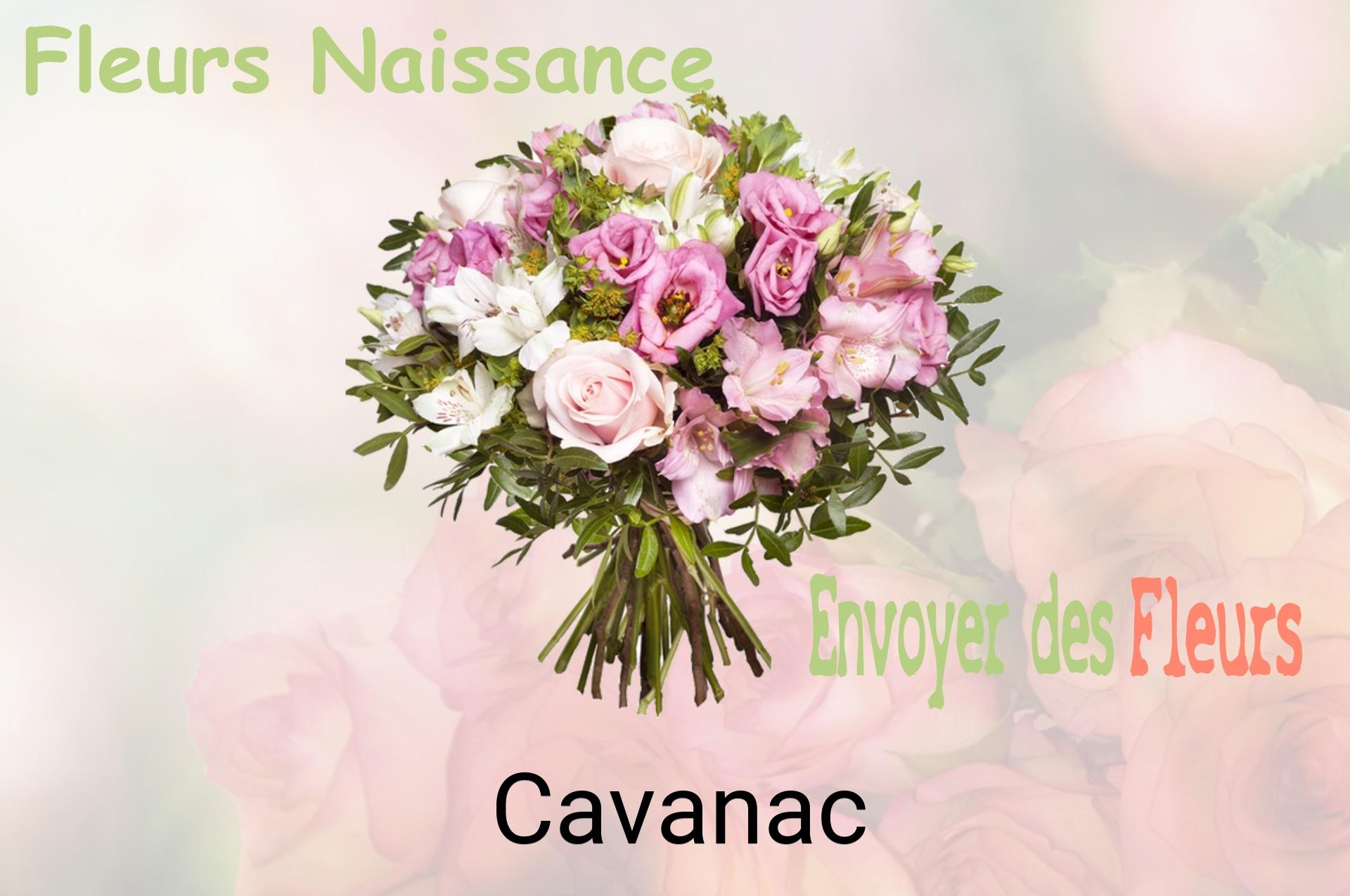 Bouquet de fleurs de naissance livré à Cavanac